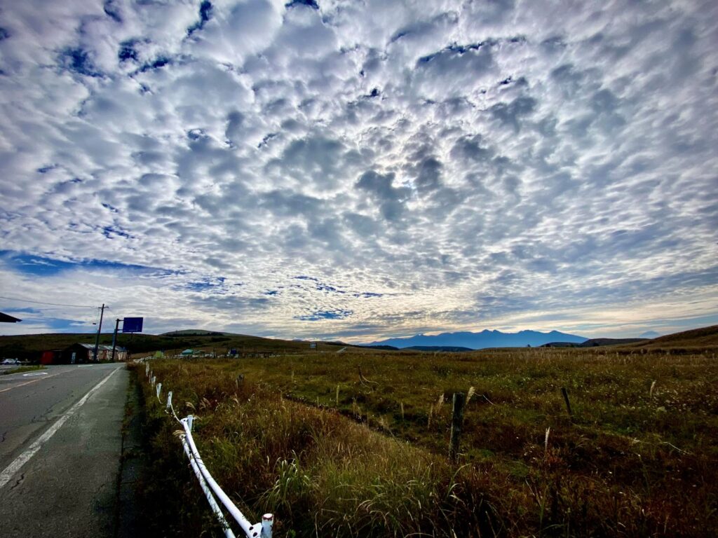 霧ヶ峰　秋の空