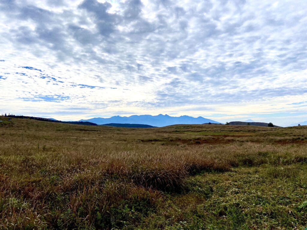 霧ヶ峰　秋の空