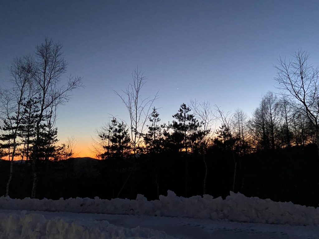 霧ヶ峰　夕方