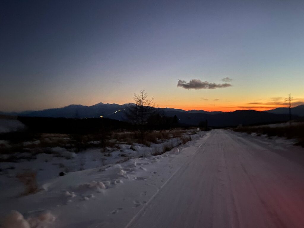 霧ヶ峰　夕方