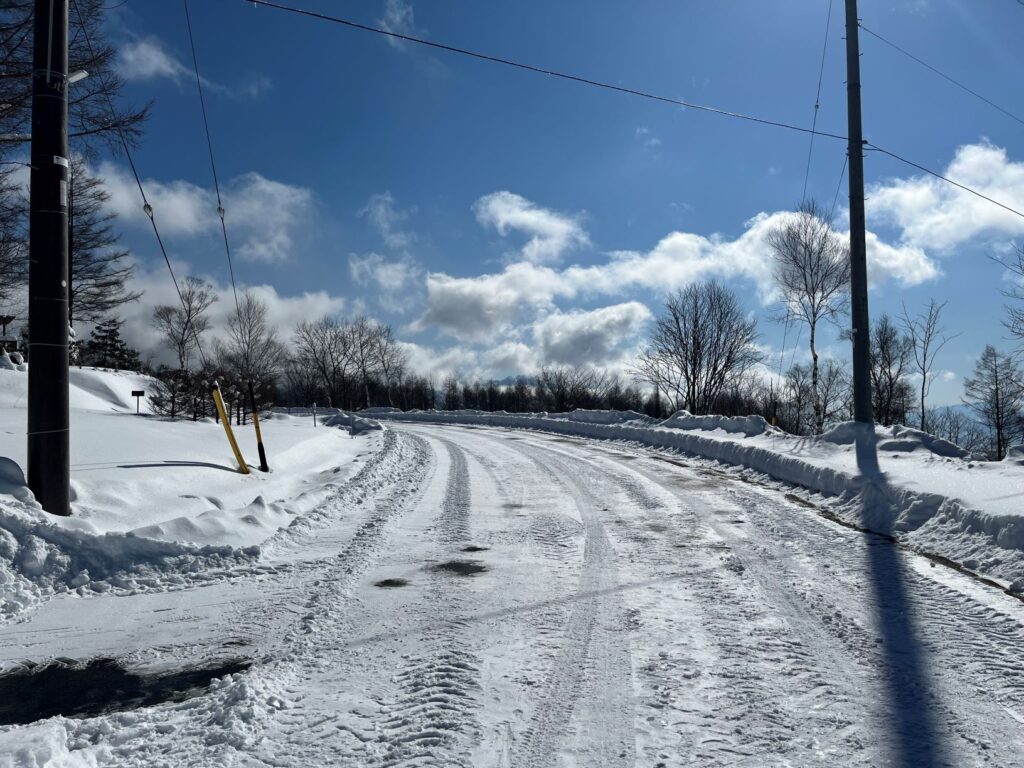 別荘地　雪