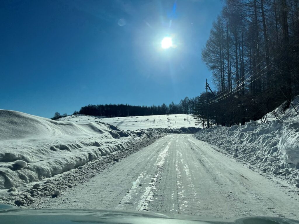 別荘までの道のり
霧ヶ峰高原
積雪情報