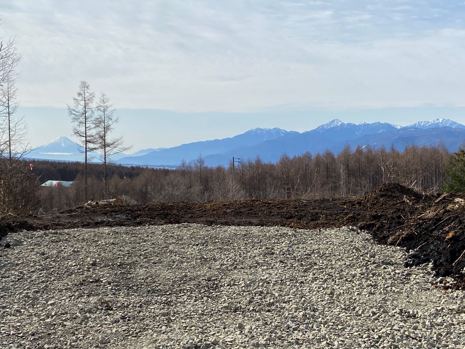 富士山　南アルプス　が見える別荘