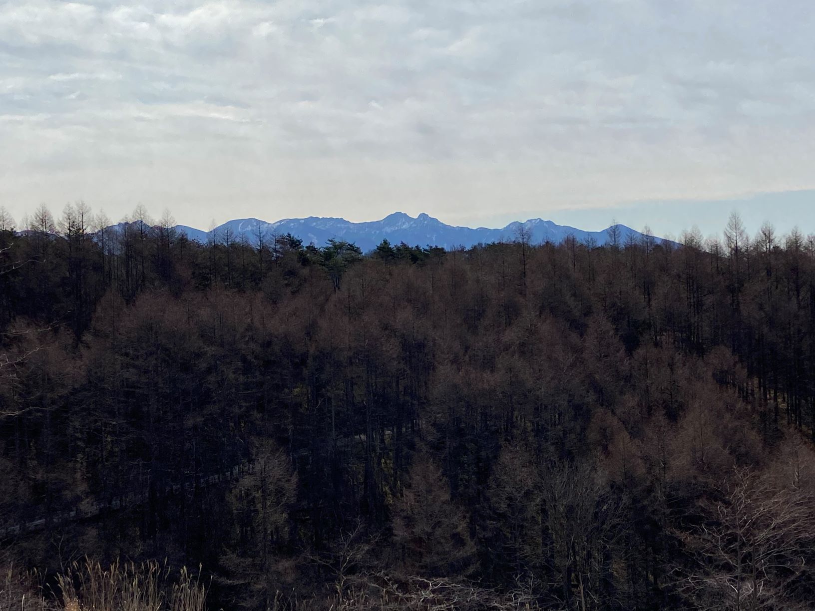 八ヶ岳が見える別荘