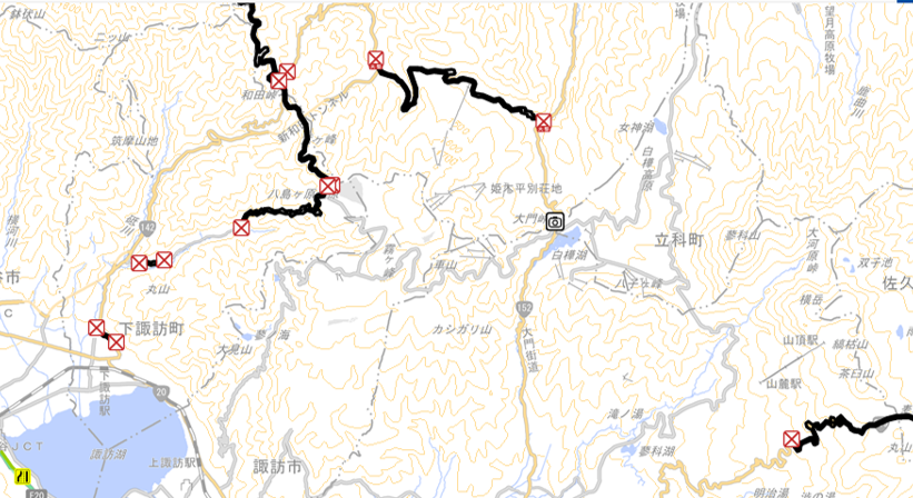 霧ヶ峰　通行止め　解除