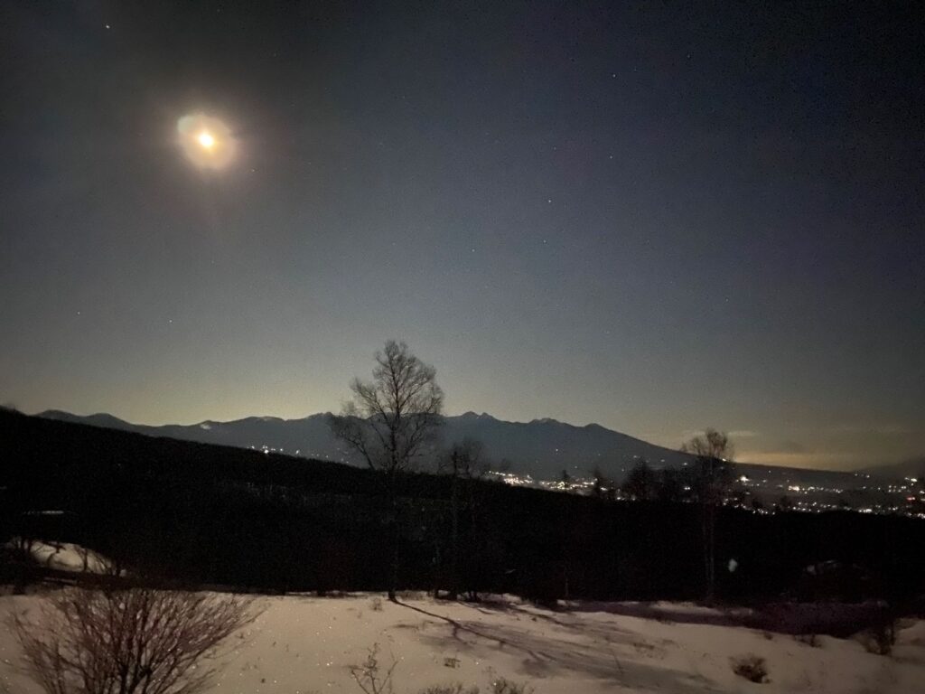 別荘からの夜空
別荘からの星空
別荘から夜景