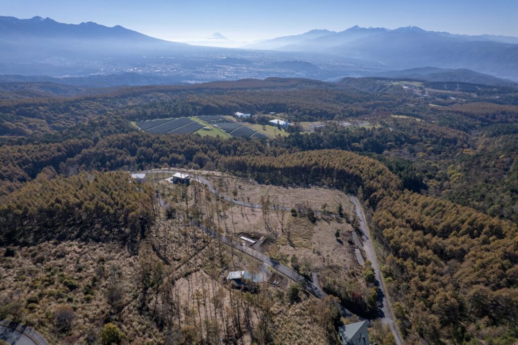 霧ヶ峰　ドローン画像