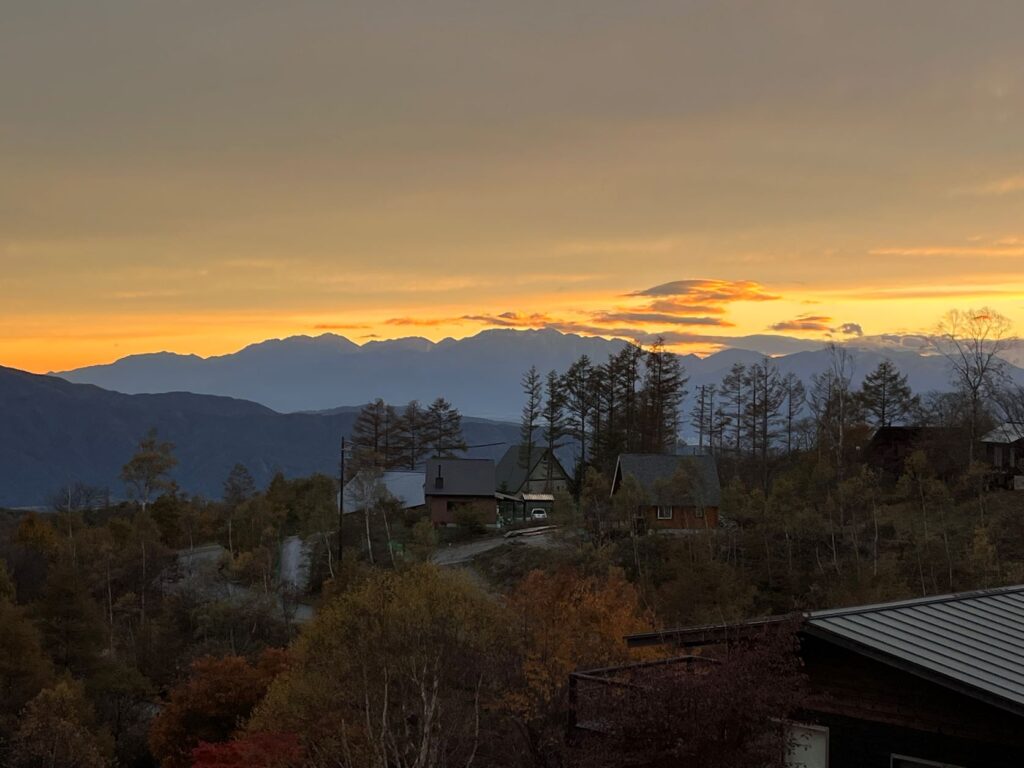 初雪　霧ヶ峰