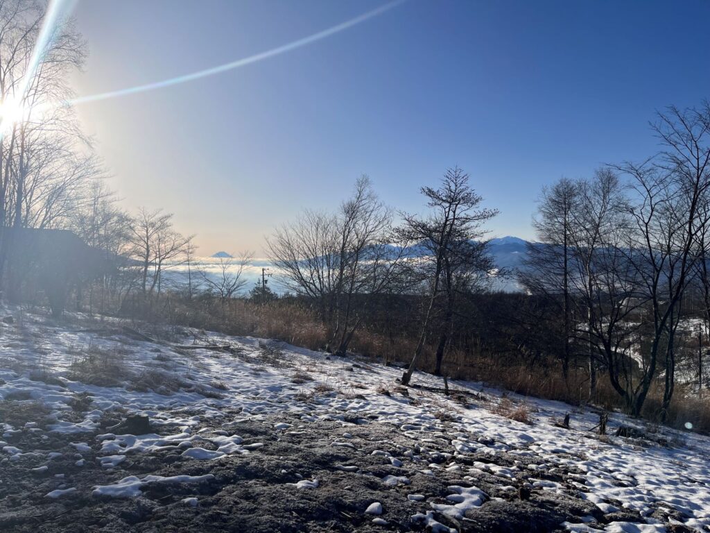 霧ヶ峰　別荘
雪
１月の別荘
富士山が見える別荘