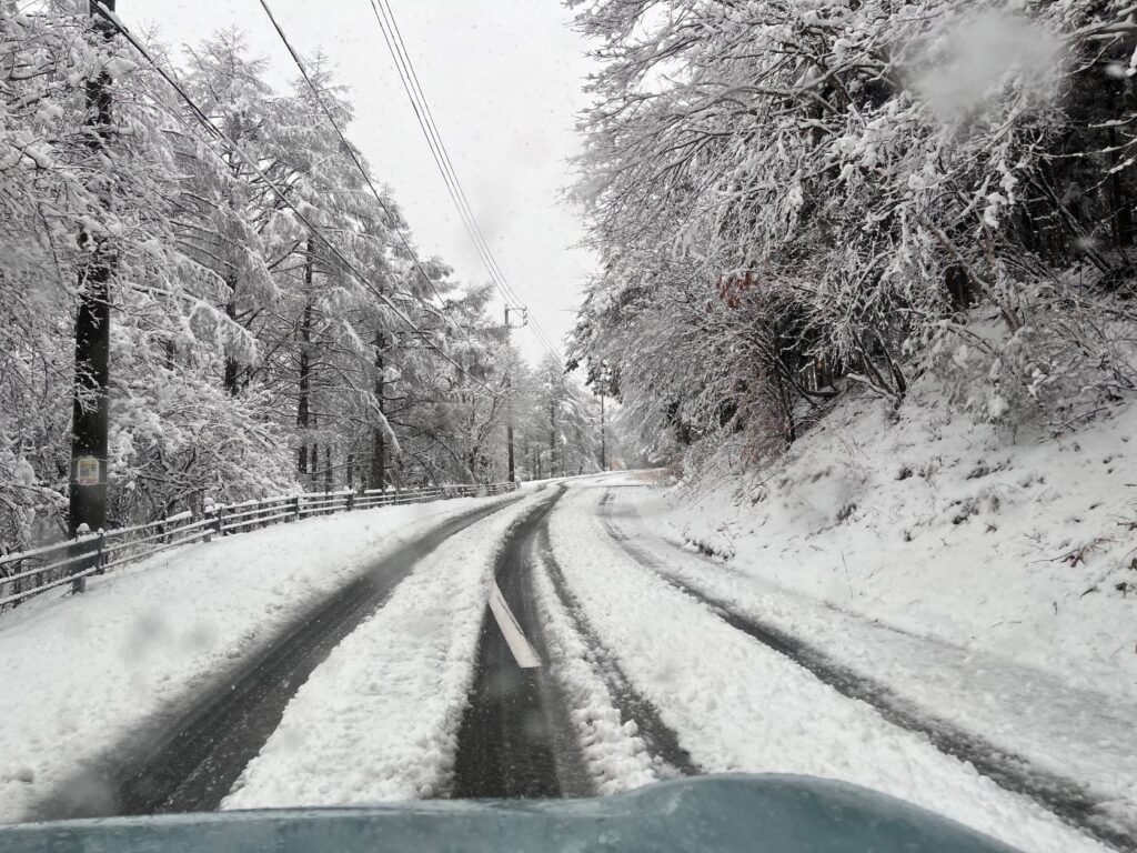 霧ヶ峰　除雪