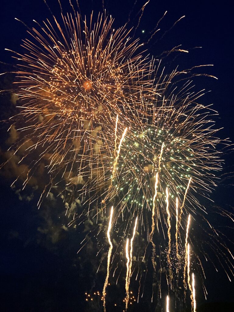 諏訪湖　長野県　諏訪市　花火大会　諏訪湖祭湖上花火大会　水上スターマイン　ビバルデの丘　別荘地