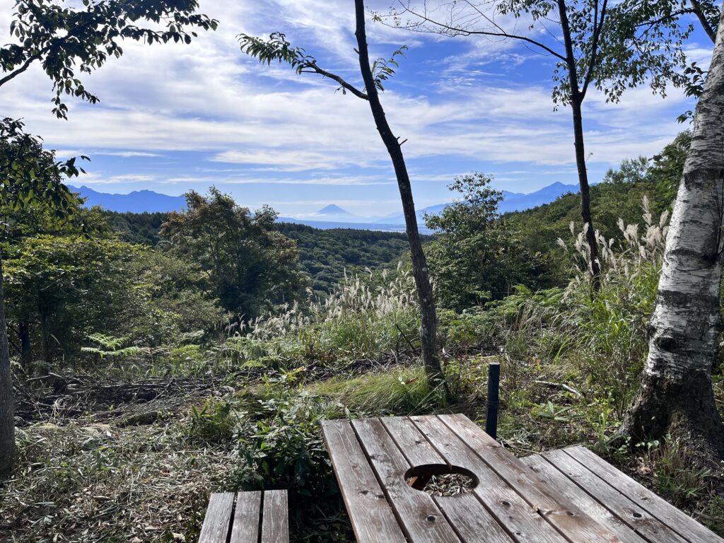 富士山が見える別荘地