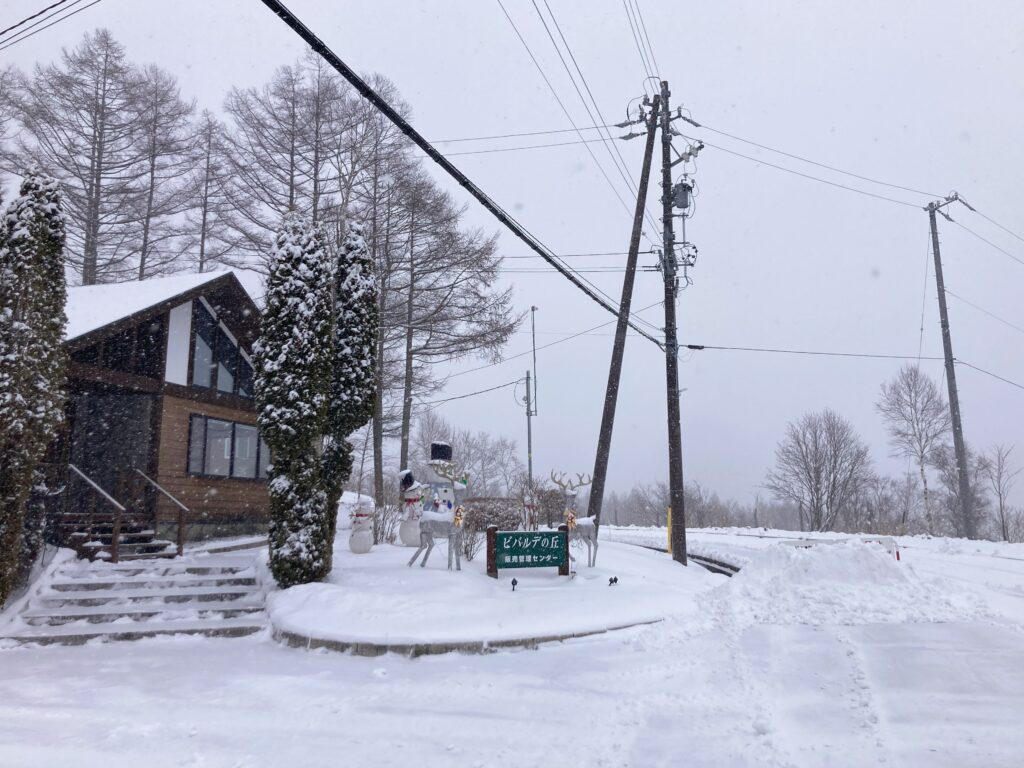 信州諏訪霧ヶ峰高原別荘地　ビバルデの丘　長野県諏訪市　高原　山　別荘　四賀　雪　積雪量　積雪情報　道路