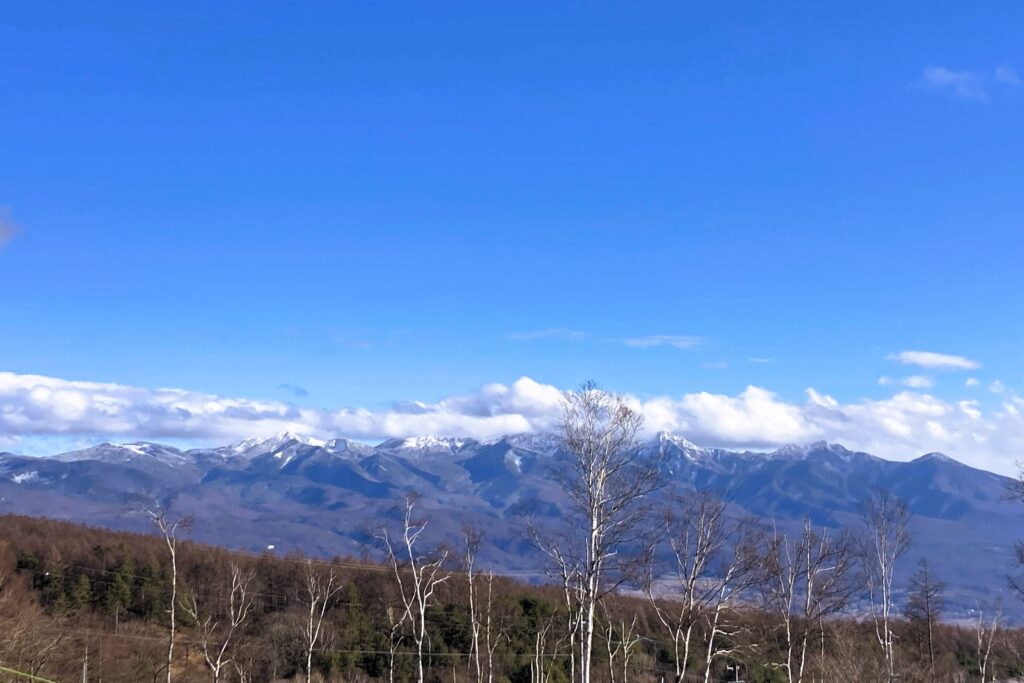 信州諏訪霧ヶ峰高原別荘地　霧ヶ峰　ビバルデの丘 　新規分譲地　秋の丘　長野県諏訪市　ビーナスライン　別荘　山　森　森林　自然　富士山　南アルプス　八ヶ岳　眺望　植物　山野草　鳥