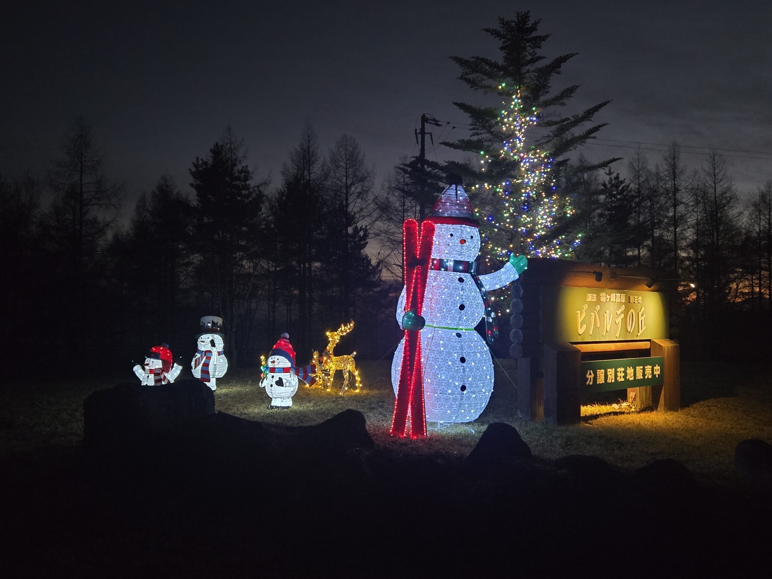 冬の夜 お知らせと冬支度 | 富士山・南アルプス・八ヶ岳の見える別荘地：諏訪