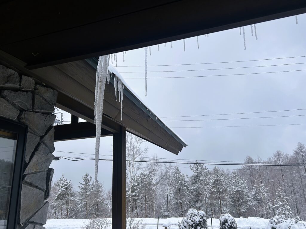 信州諏訪霧ヶ峰高原別荘地 霧ヶ峰 ビバルデの丘 長野県諏訪市 ビーナスライン 別荘 山 森 森林 自然 富士山 八ヶ岳 南アルプス 中央アルプス 冬 雪 雪景色 積雪 積雪量 積雪情報 積雪状況 道路状況 車 滑る 天気 つらら 寒い 寒波 除雪 雪かき